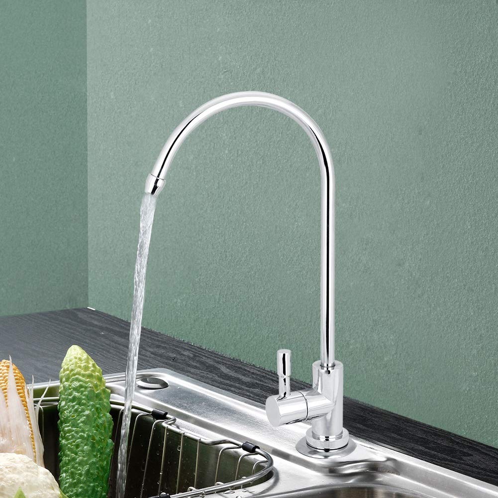 Jadeshay Robinet Cuisine Mitigeur Zinc Chromé Bec Orientable