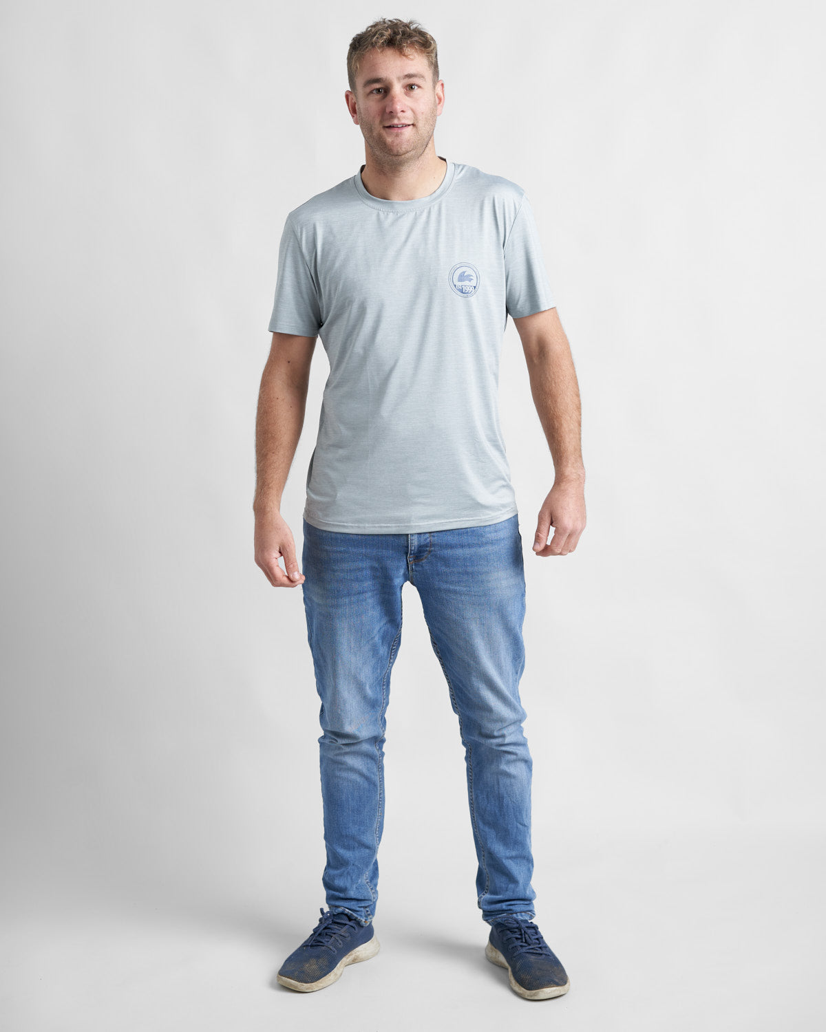 Rooster T-Shirt homme technique gris polyester recyclé