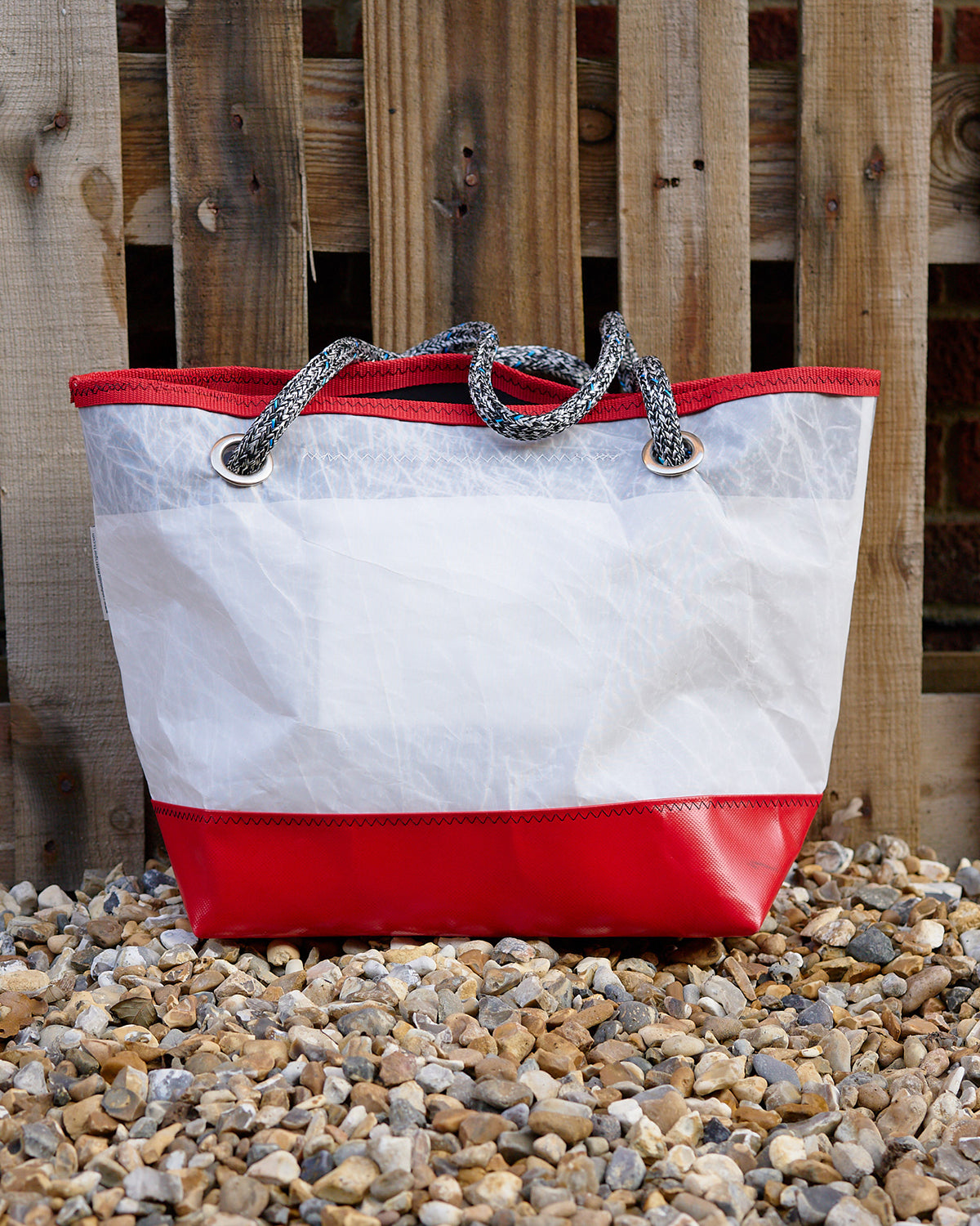 Rooster Bags Sandy Point x Rooster sac plage voile recyclée grand zip