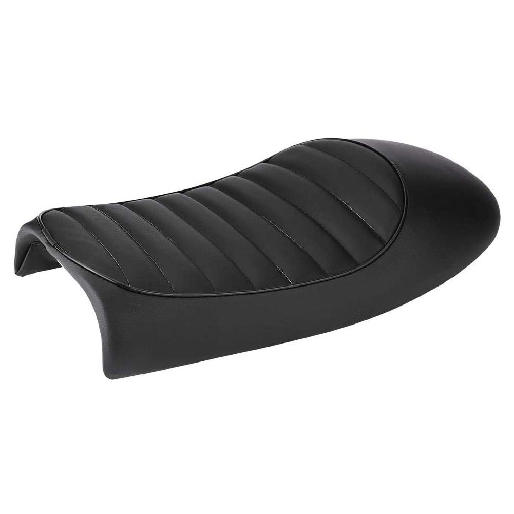 Ejoyous Selle moto cuir PU 53cm noir style B