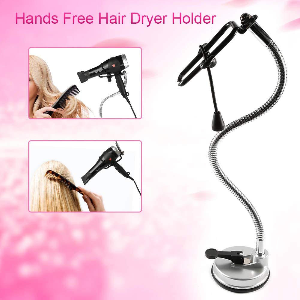 Ejoyous Support Sèche-Cheveux Ventouse Rotatif 360° Mains Libres