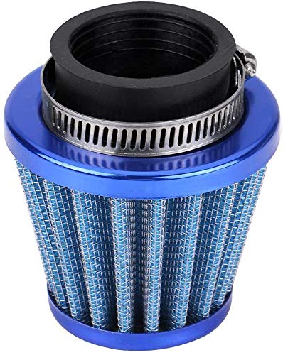 Ejoyous Filtre à Air Moto 38 mm Bleu Universel Quad Pit Bike