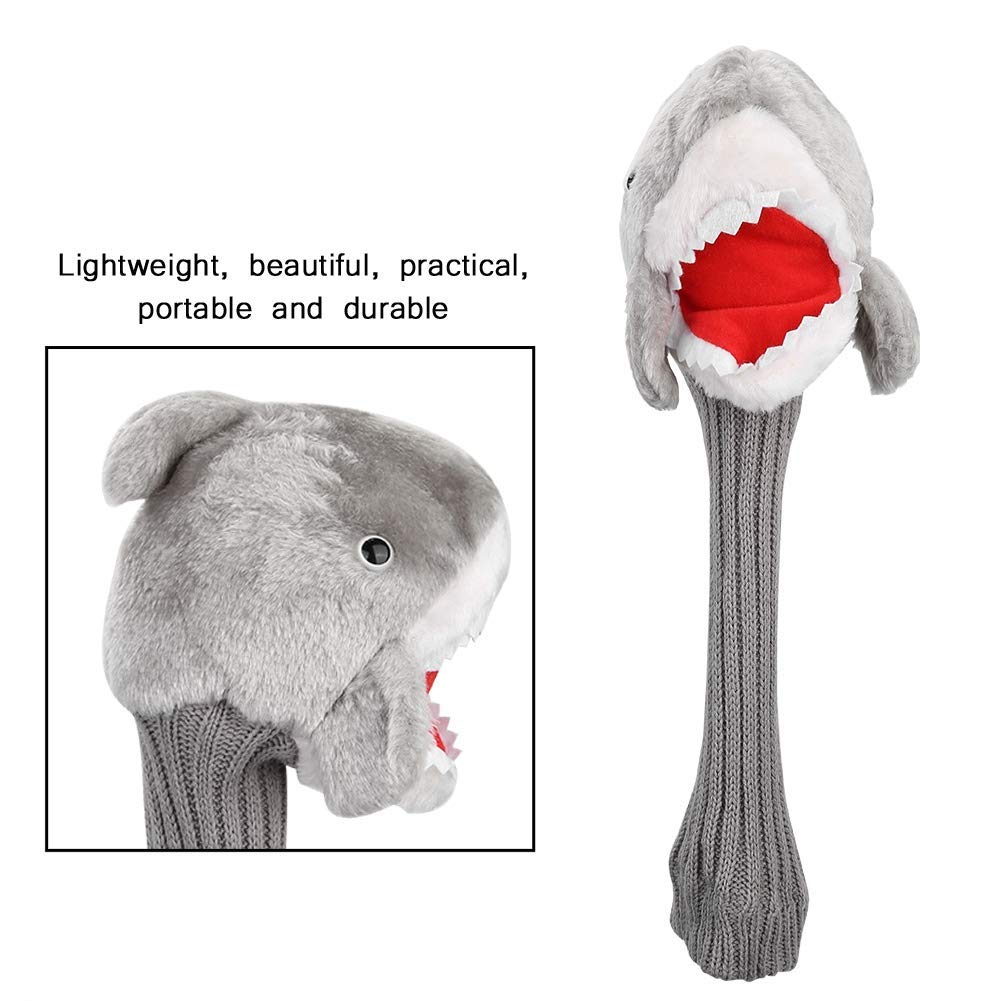 Ejoyous Housse driver golf requin peluche 37cm