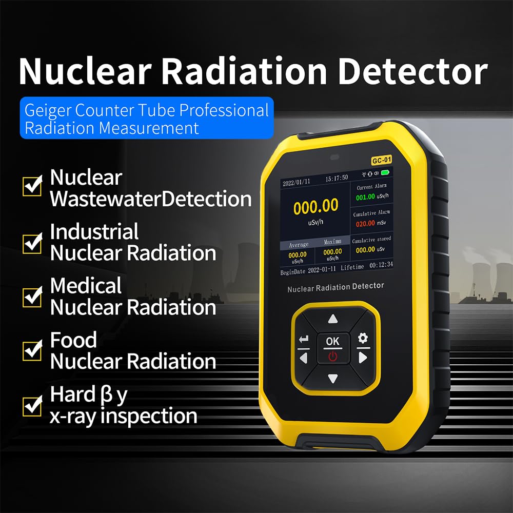 Jadeshay Installation Électrique compteur Geiger LCD 1100 mAh