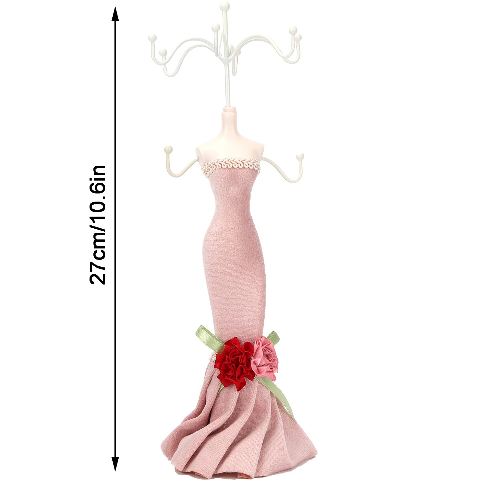 Tissting Présentoir Bijoux Robe Princesse Rotatif Résine