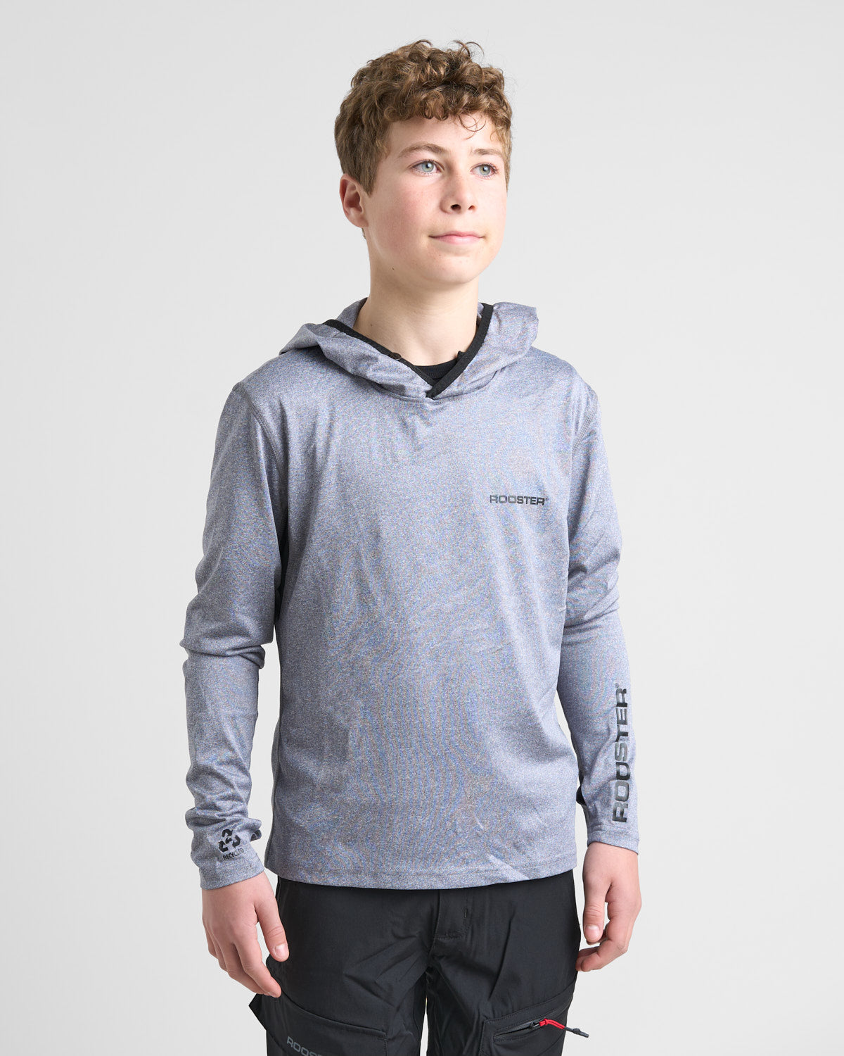 Rooster Tech Tops t-shirt UV junior gris manches longues