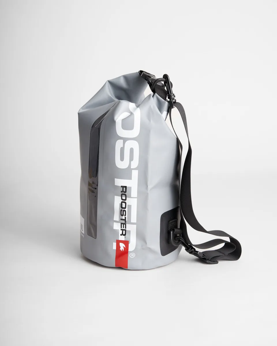 Rooster Bags & Backpacks sac étanche 10L Roll Top Dry Bag Gris