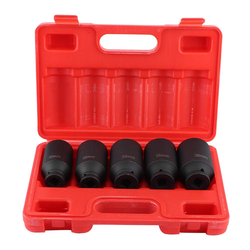 Ejoyous Home Improvement Tool jeu 5 douilles 1/2 30-36 mm