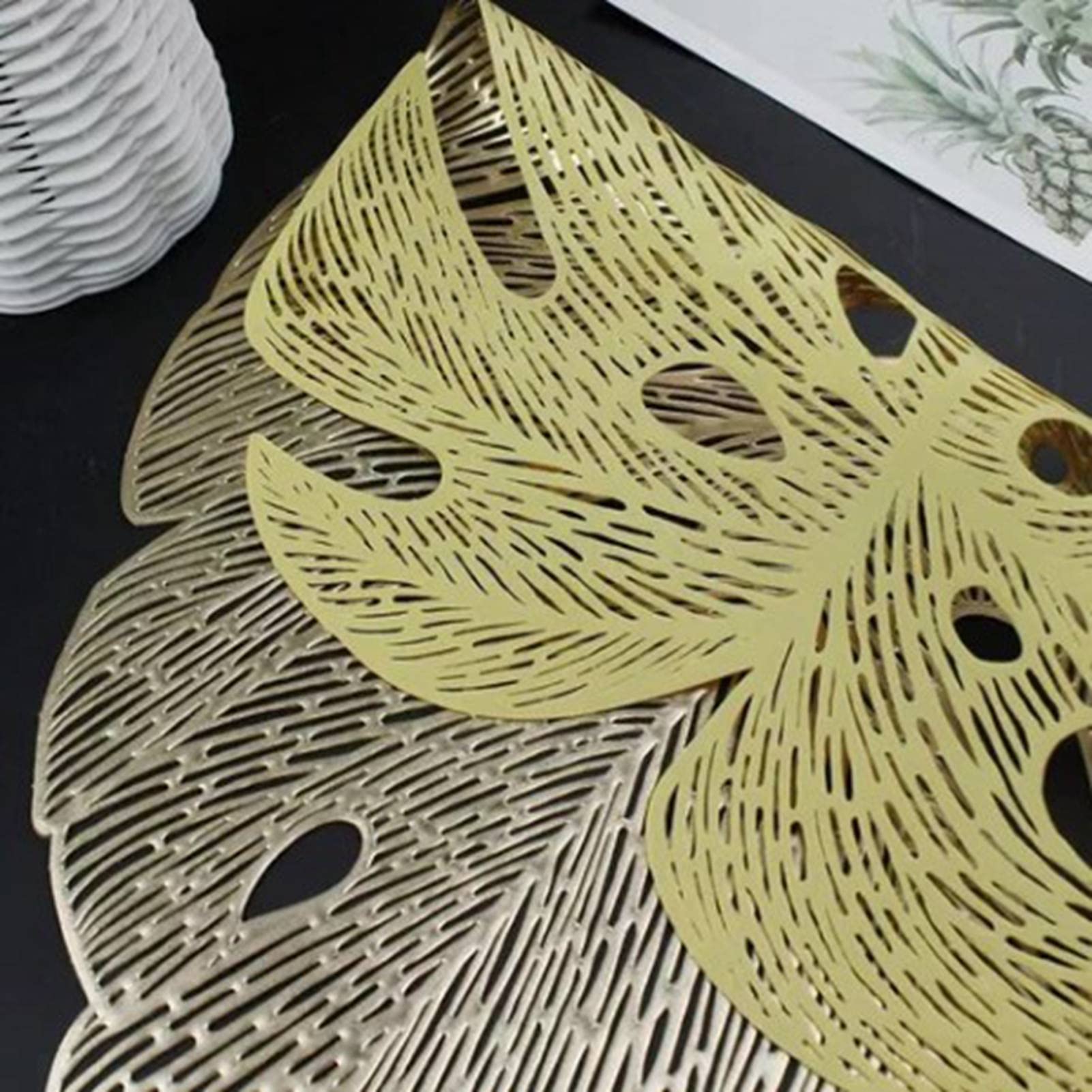 Tissting Home Decoration set 6 sets table doré 33x45