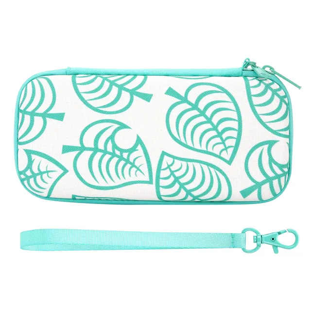 Ejoyous Étui Switch Coque EVA 8 Cartes Motif Feuilles